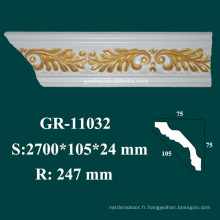 Article de décoration d&#39;intérieur de maison moulures architecturales en polyuréthane pour plafond pop